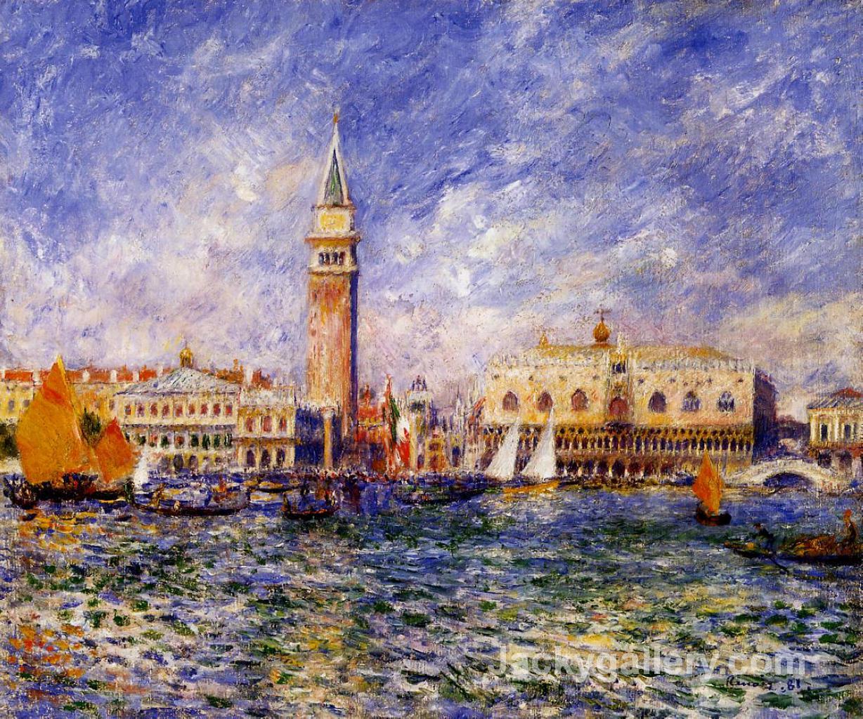 The Doges Palace by Pierre Auguste Renoir paintings reproduction